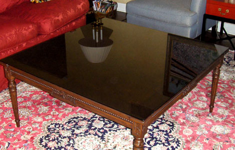 Glass Tops for Wood Furniture