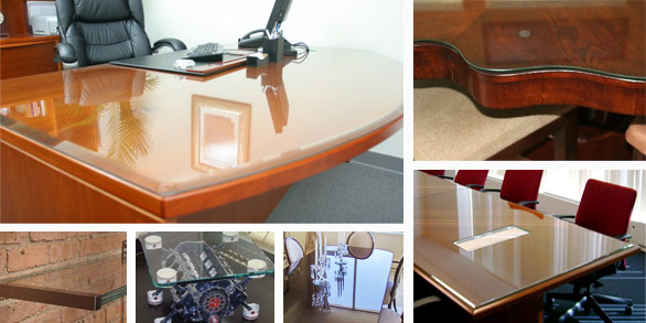 Custom Glass Table Tops For Wood, Glass Top For Table Custom